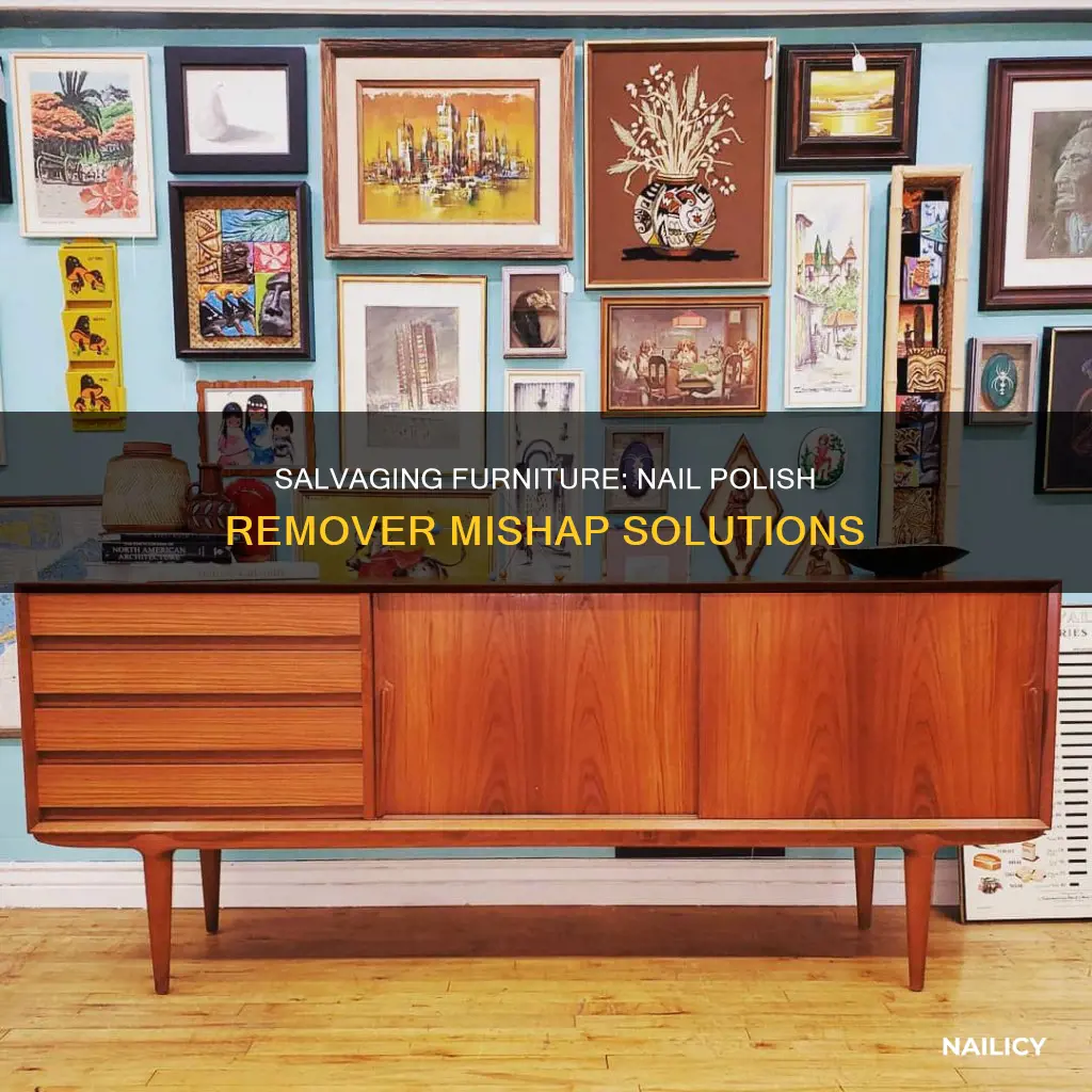 how to repair furniture after spilling nail polish remover