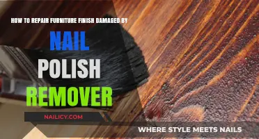Repair Furniture Finish: Nail Polish Remover Damage