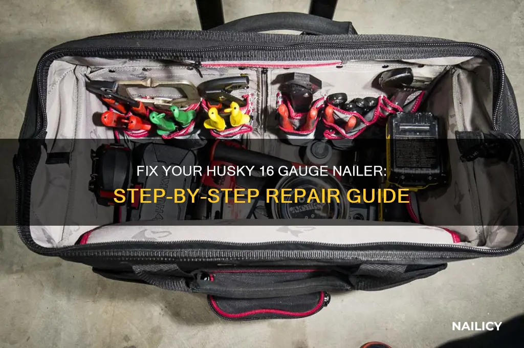 how to repair husky 16 guage nailer