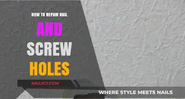 Fixing Nail & Screw Holes: Easy DIY Wall Repair Guide