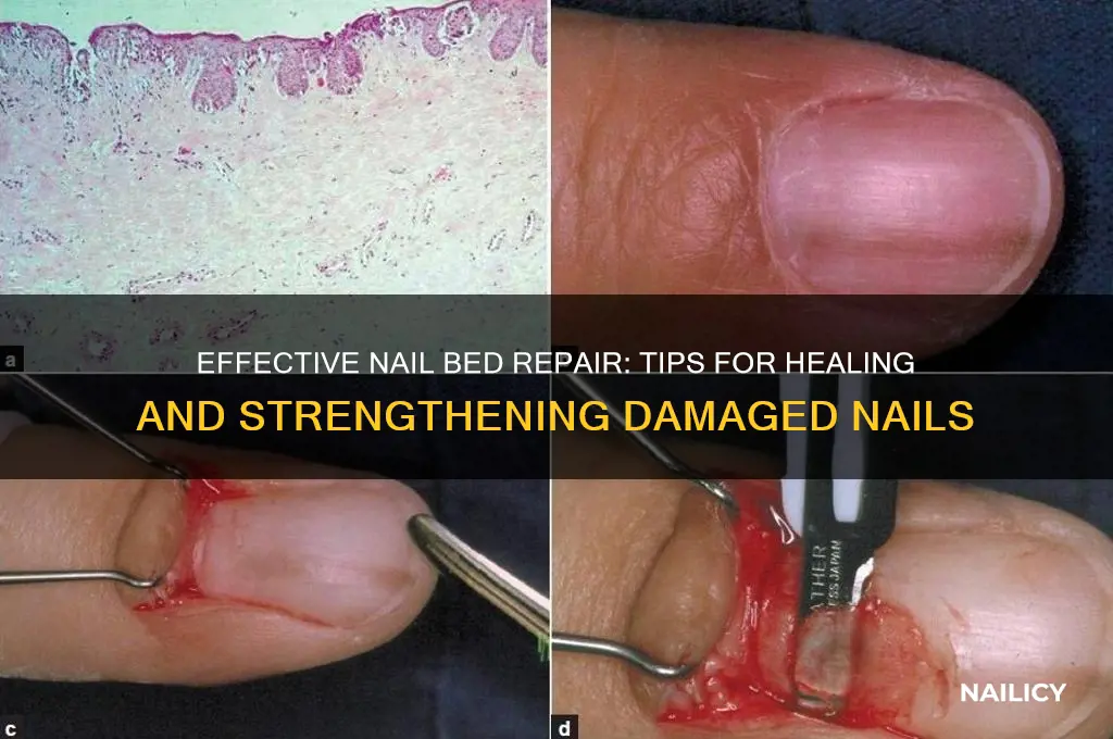 how to repair nail bed
