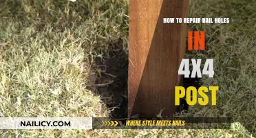 Easy DIY Guide: Fixing Nail Holes in 4x4 Posts Like a Pro