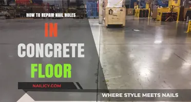 Easy Steps to Repair Nail Holes in Concrete Floors
