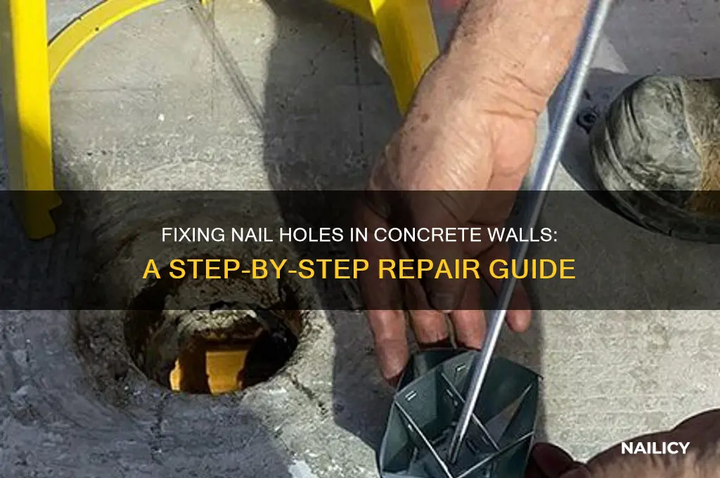 How To Fix Holes In Concrete