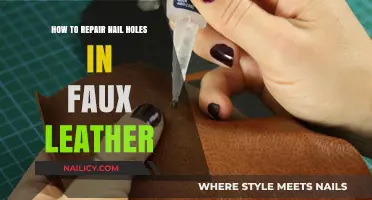 Easy DIY Guide: Repairing Nail Holes in Faux Leather Furniture