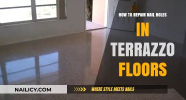 Easy Steps to Repair Nail Holes in Terrazzo Floors
