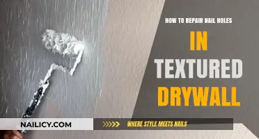 Fixing Nail Holes in Textured Drywall: A Step-by-Step Repair Guide
