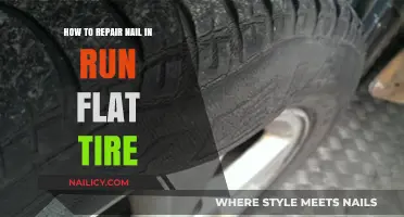 Quick Fix: Repairing a Nail in Your Run-Flat Tire Easily