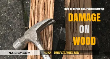 Repairing Nail Polish Remover Damage on Wood