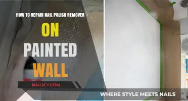 Repairing Nail Polish Remover Damage on Painted Walls