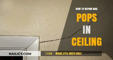 Fixing Nail Pops: A Step-by-Step Guide to Smooth Ceilings