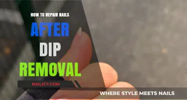 Repairing Nails: Post-Dip Removal Care