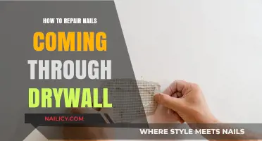 Fixing Nails Popping Through Drywall: A Step-by-Step Repair Guide