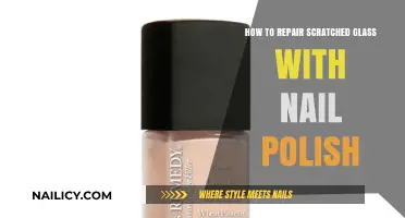 Fix Scratched Glass Easily: Nail Polish Repair Guide