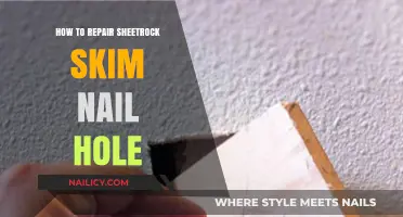 Quick Guide to Repairing Sheetrock: Skim Coat Nail Holes Easily