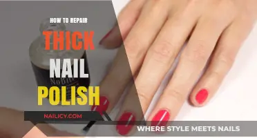 Revive Your Thick Nail Polish: Quick Fixes and Easy Solutions
