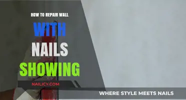 Fixing Visible Nails: A Step-by-Step Wall Repair Guide