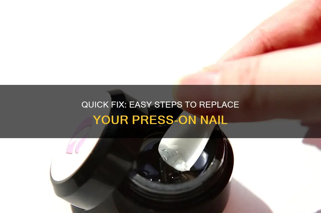 how to replace a press on nail