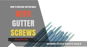 Upgrade Your Gutters: Easy Guide to Replacing Nails with Screws