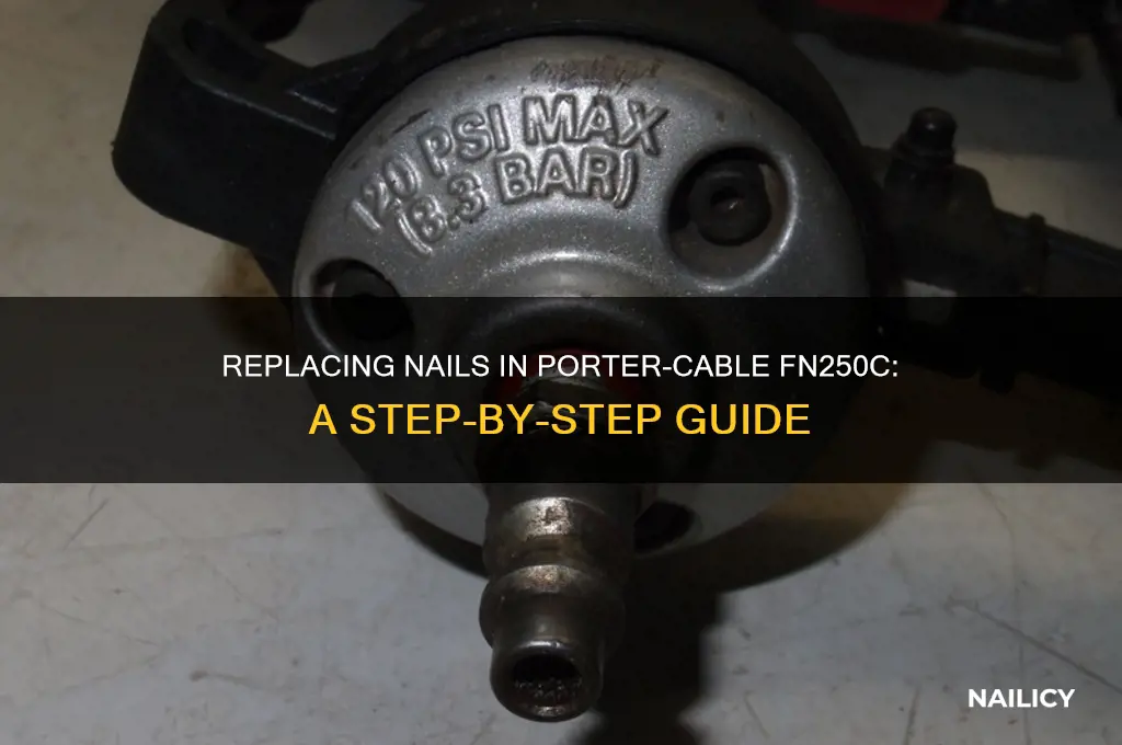 how to replace nails in porter-cable fn250c
