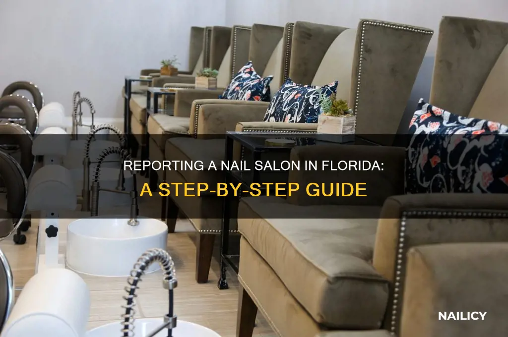 how to report a nail salon in florida