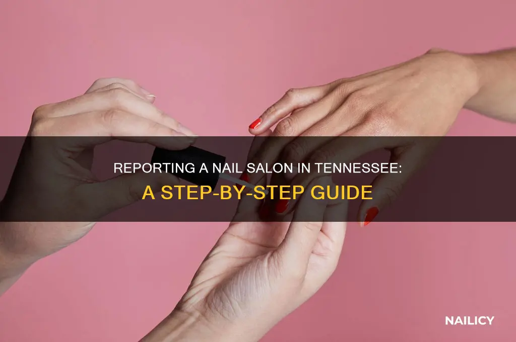 how to report a nail salon in tennessee