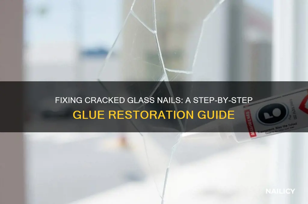 how to restore broken glass nail glue
