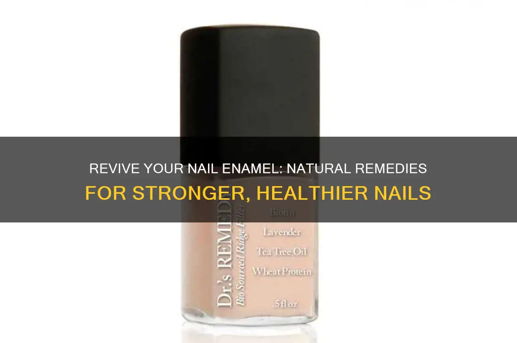 how to restore enamel on your nails naturally