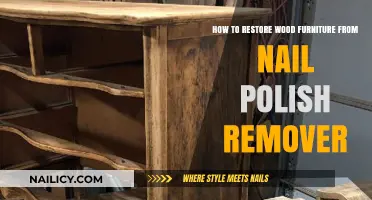 Removing Nail Polish Stains from Wood Furniture