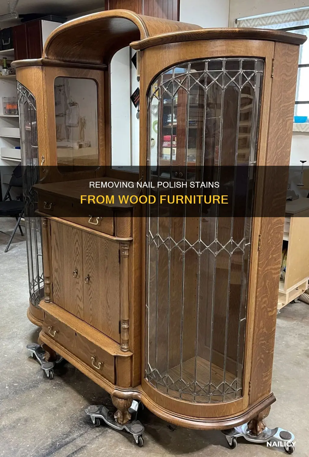 how to restore wood furniture from nail polish remover