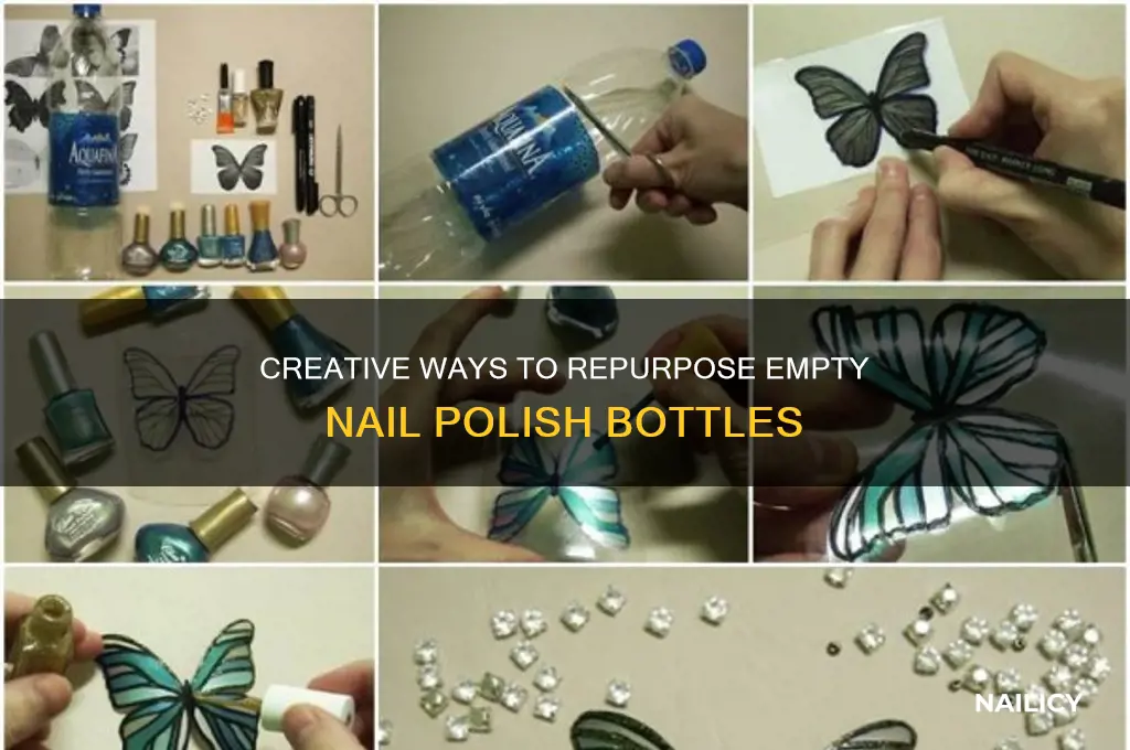 how to reuse empty nail polish bottles