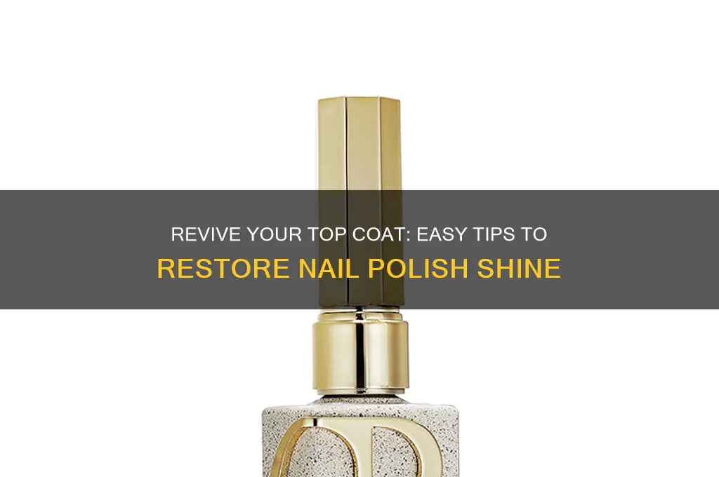 how to revive top coat nail polish