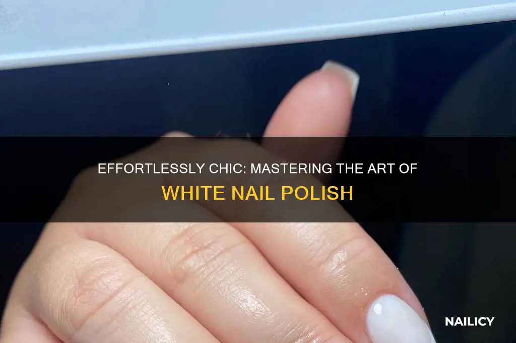 how to rock white nail polish