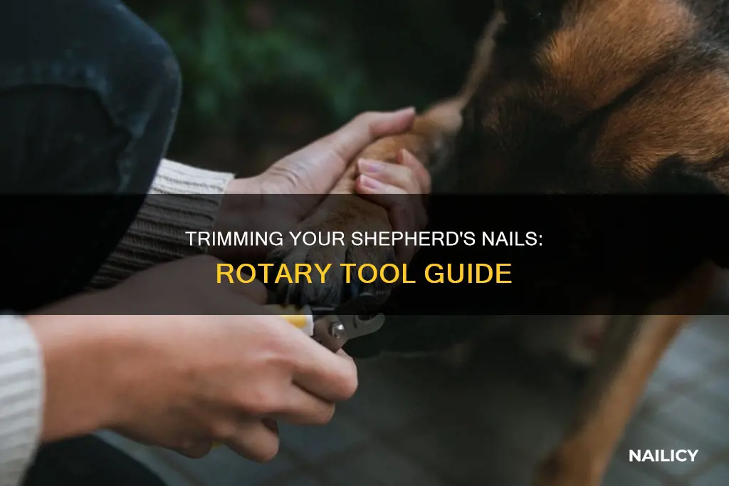 how to rotary trim my shepherds nails