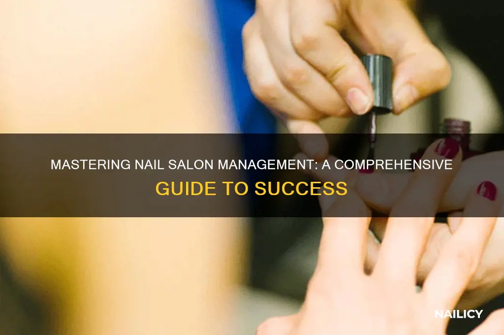 how to run a nail salon book
