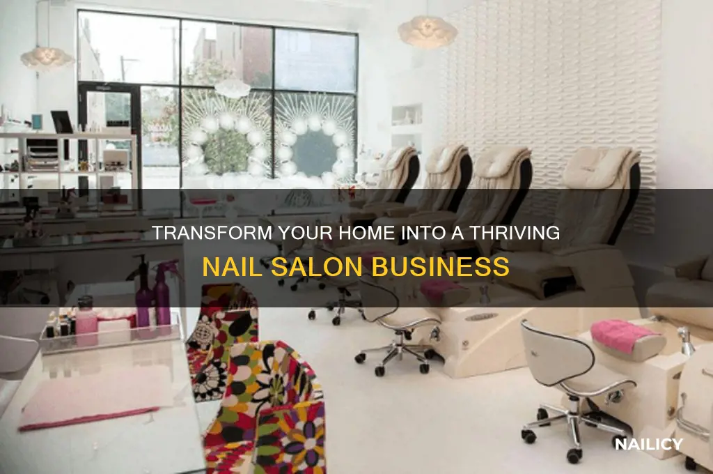 how to run a nail salon from home