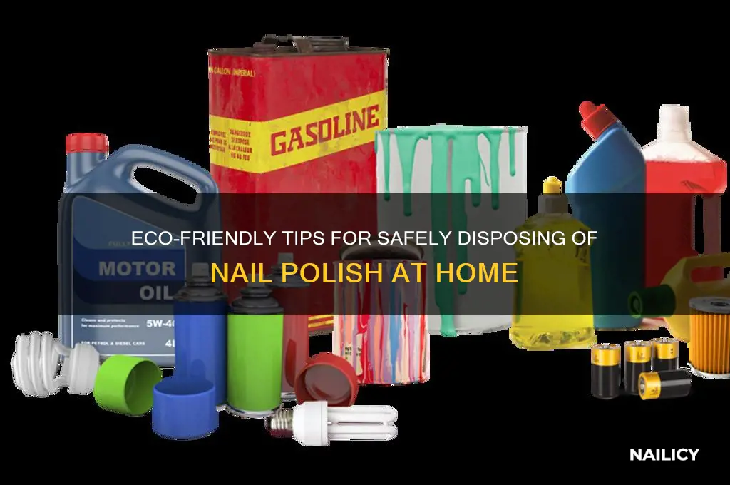 how to safely dispose of nail polish