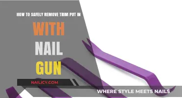 Safely Remove Trim: Nail Gun Removal Tips