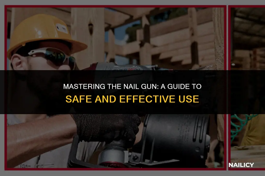how to safely use a nail gun