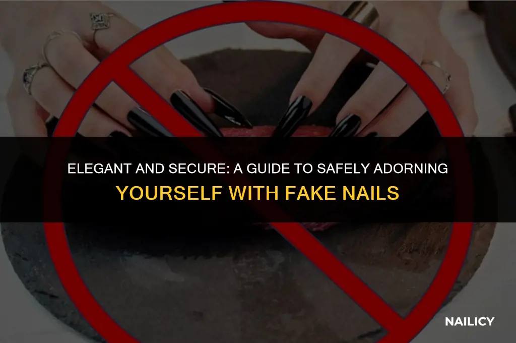 how to safely use fake nails