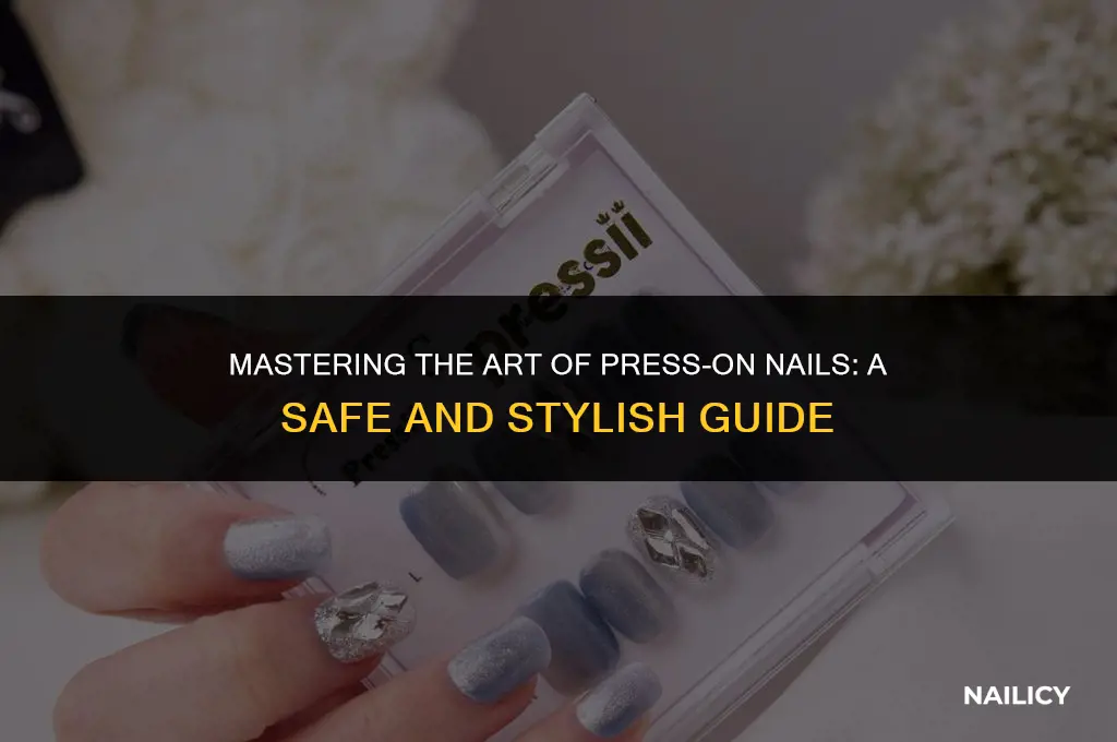 how to safely use press on nails
