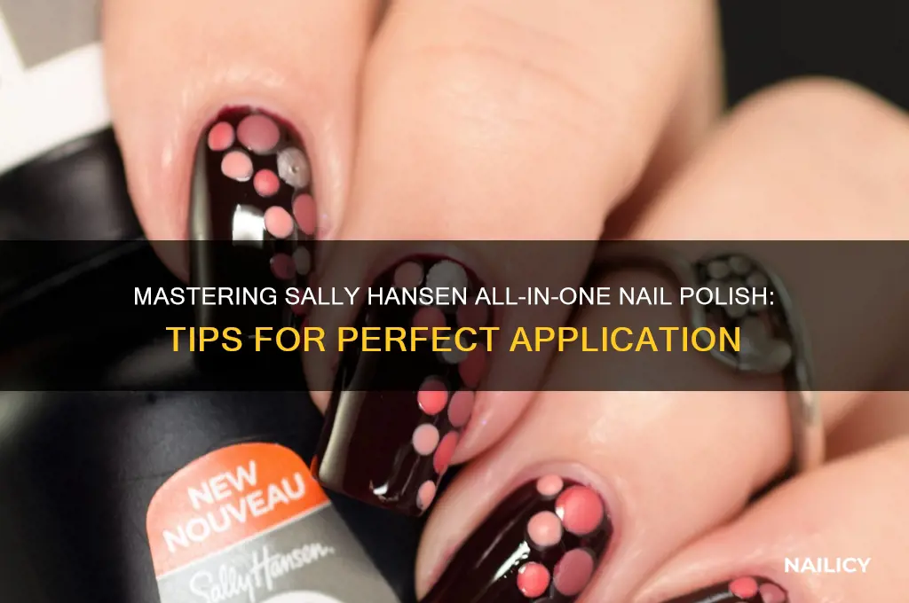 how to sally hansen all in one nail polish