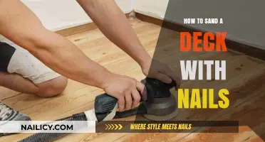 Efficient Deck Sanding Techniques: Handling Nails for a Smooth Finish