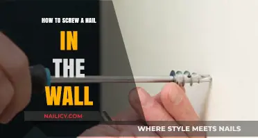 Master Wall Hanging: A Step-by-Step Guide to Screwing Nails