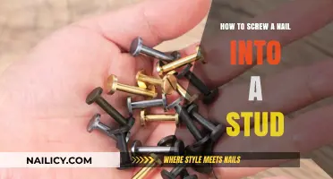 Mastering the Art: How to Screw a Nail into a Stud