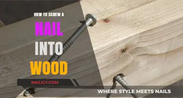 Mastering Woodworking Basics: How to Screw a Nail into Wood