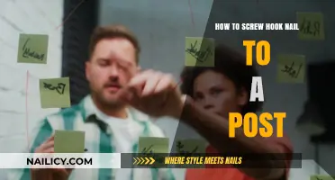 Mastering the Art of Securing Hook Nails to Posts: A Step-by-Step Guide