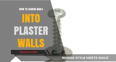 Mastering Plaster Walls: A Guide to Screwing Nails Securely