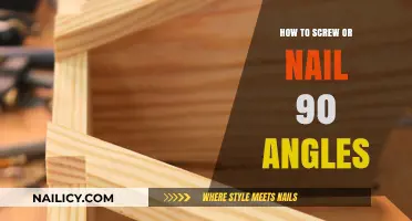 Mastering Perfect 90-Degree Joints: Screwing and Nailing Techniques Revealed