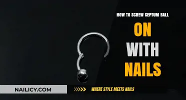 Mastering Septum Ball Attachment: A Nail-Friendly Guide for Easy Screwing